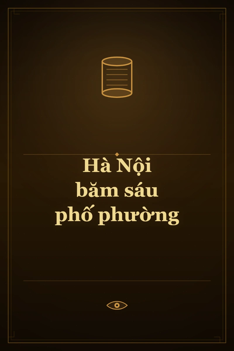 Hà Nội băm sáu phố phường