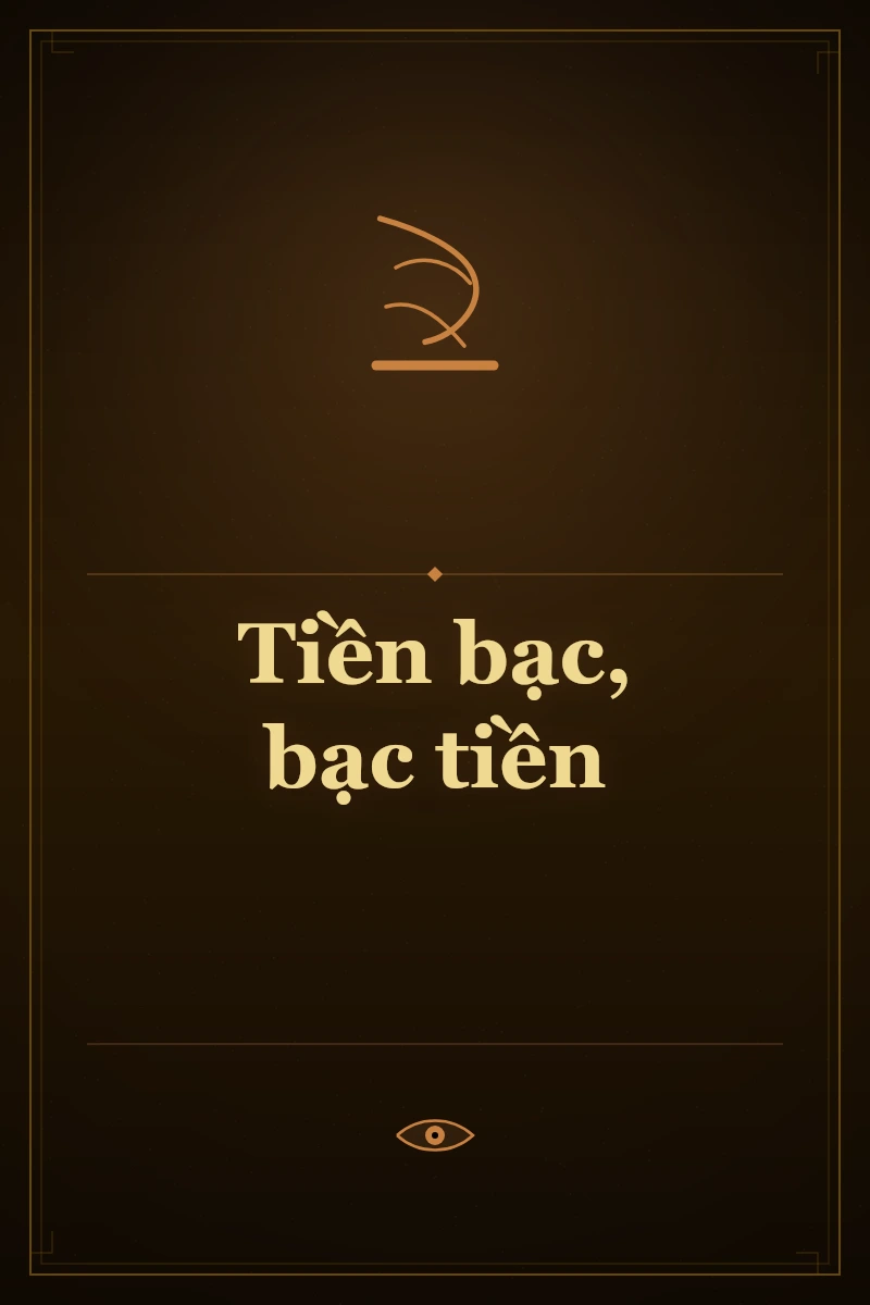 Tiền bạc, bạc tiền
